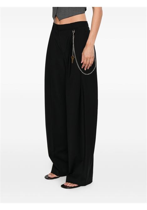Black chain-detail Mid-Rise trousers Alexander Wang - women ALEXANDER WANG | 1WC3254916001